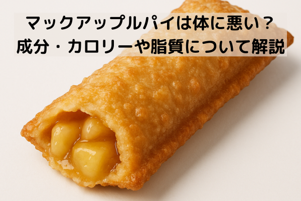 マックアップルパイは体に悪い？成分・カロリーや脂質について解説