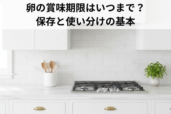 卵の賞味期限はいつまで？保存と使い分けの基本
