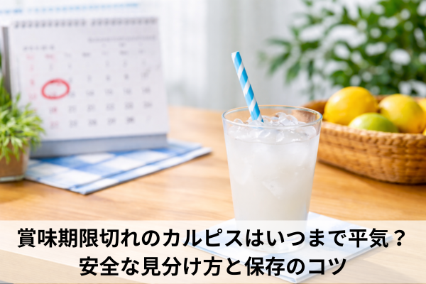 賞味期限切れのカルピスはいつまで平気？安全な見分け方と保存のコツ