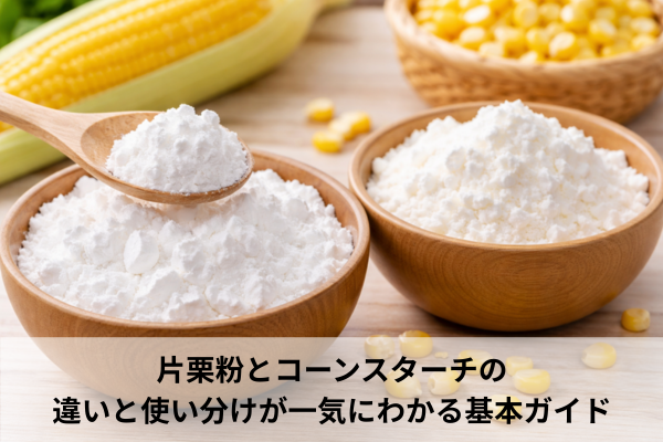 片栗粉とコーンスターチの違いと使い分けが一気にわかる基本ガイド