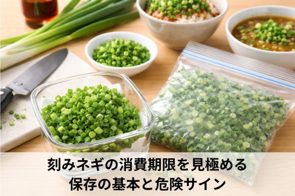 刻みネギの消費期限を見極める保存の基本と危険サイン