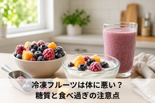 冷凍フルーツは体に悪い？糖質と食べ過ぎの注意点