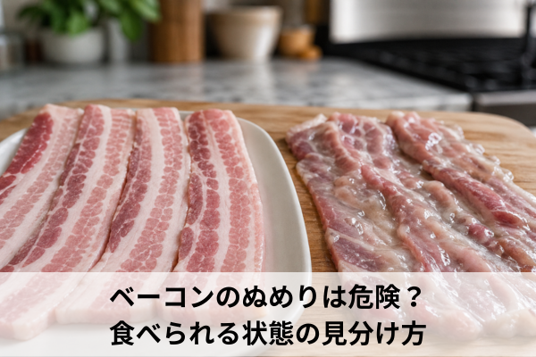 ベーコンのぬめりは危険？食べられる状態の見分け方