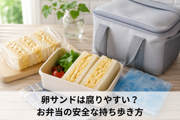 卵サンドは腐りやすい？お弁当の安全な持ち歩き方