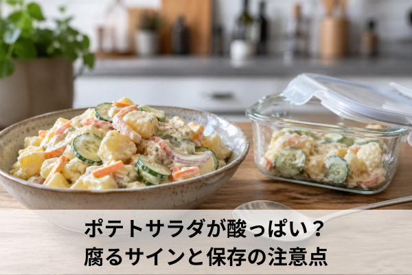 ポテトサラダが酸っぱい？腐るサインと保存の注意点