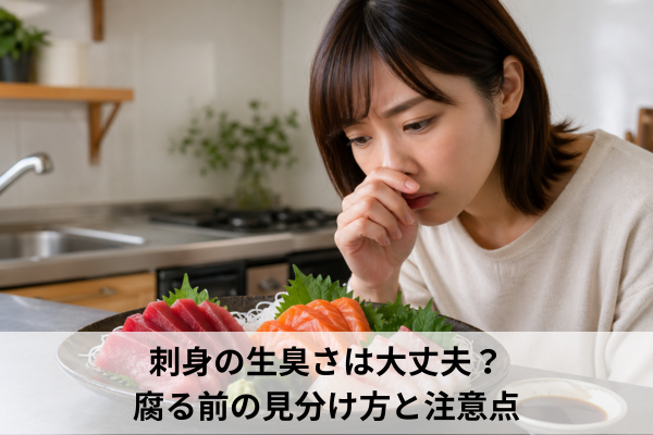 刺身の生臭さは大丈夫？腐る前の見分け方と注意点
