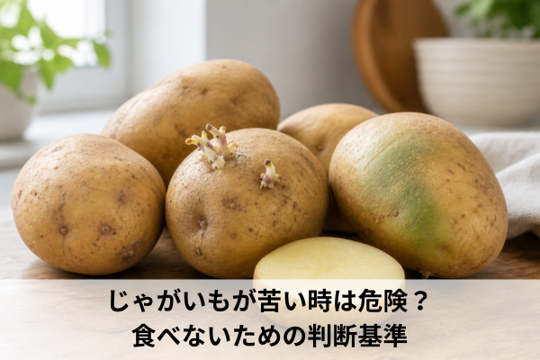 じゃがいもが苦い時は危険？食べないための判断基準