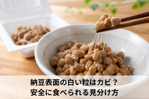 納豆表面の白い粒はカビ？安全に食べられる見分け方