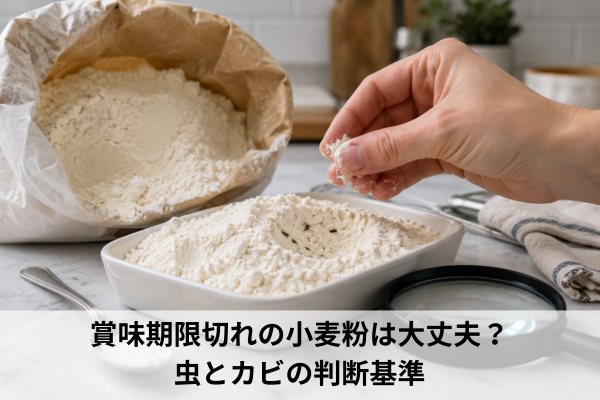 賞味期限切れの小麦粉は大丈夫？虫とカビの判断基準