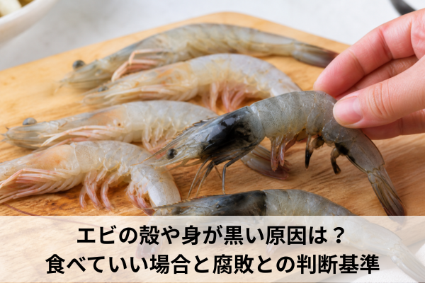 エビの殻や身が黒い原因は？食べていい場合と腐敗との判断基準