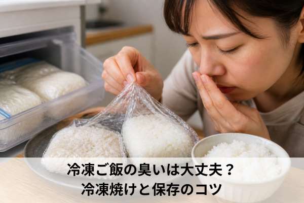 冷凍ご飯の臭いは大丈夫？冷凍焼けと保存のコツ