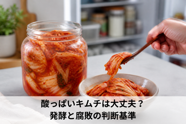 酸っぱいキムチは大丈夫？発酵と腐敗の判断基準