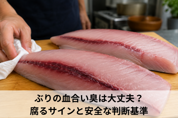 ぶりの血合い臭は大丈夫？腐るサインと安全な判断基準