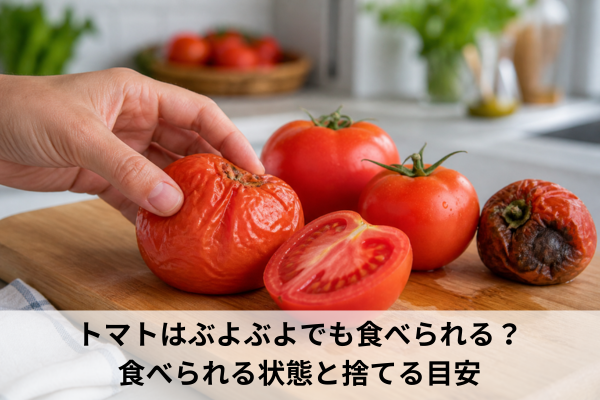 トマトはぶよぶよでも食べられる？食べられる状態と捨てる目安