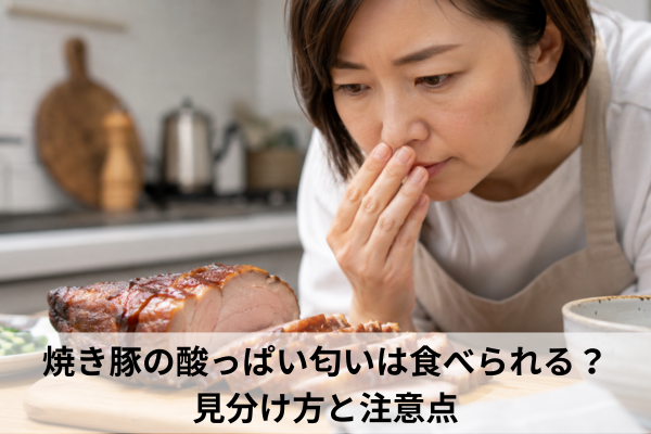 焼き豚の酸っぱい匂いは食べられる?見分け方と注意点