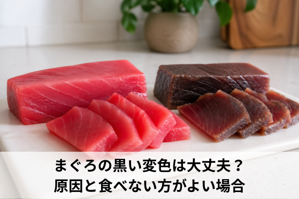 まぐろの黒い変色は大丈夫？原因と食べない方がよい場合