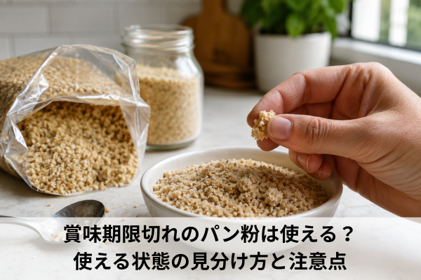 賞味期限切れのパン粉は使える？使える状態の見分け方と注意点