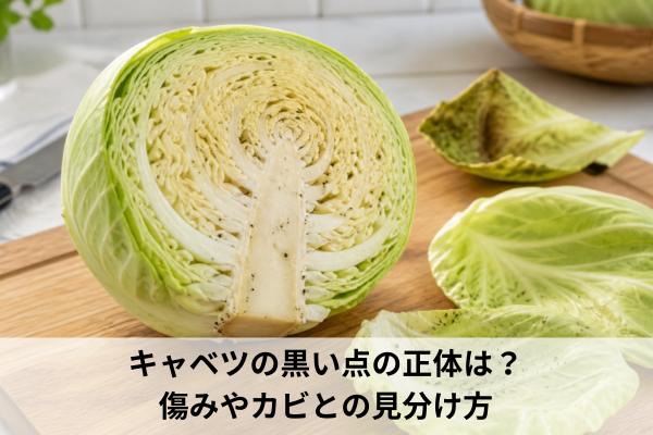 キャベツの黒い点の正体は？傷みやカビとの見分け方