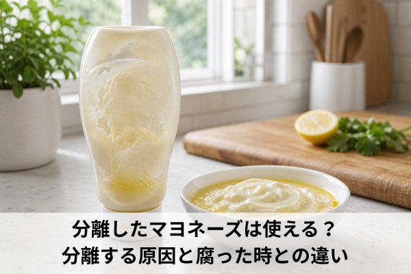 分離したマヨネーズは使える？分離する原因と腐った時との違い