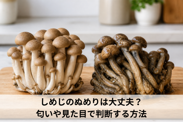 しめじのぬめりは大丈夫？匂いや見た目で判断する方法