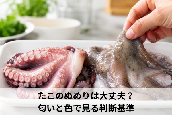 たこのぬめりは大丈夫?匂いと色で見る判断基準