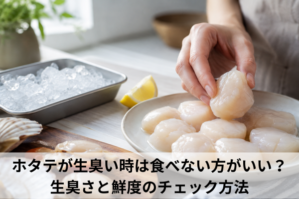 ホタテが生臭い時は食べない方がいい？生臭さと鮮度のチェック方法
